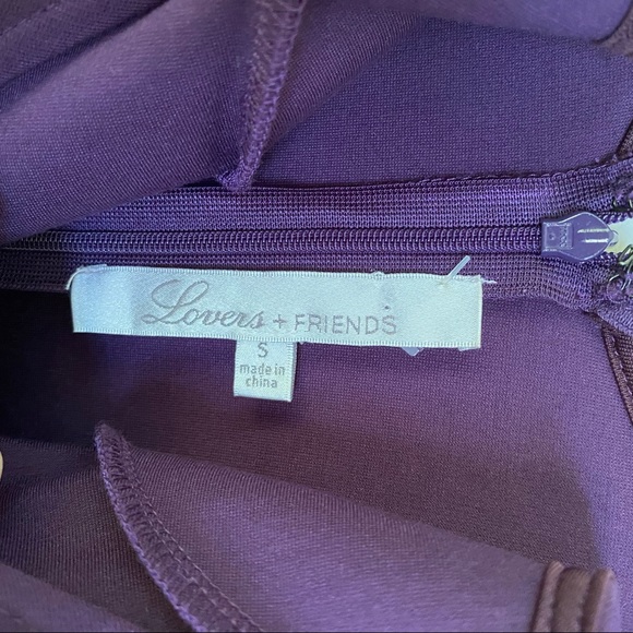 Lovers + Friends Valentine Purple Mini Dress Small - Picture 7 of 9